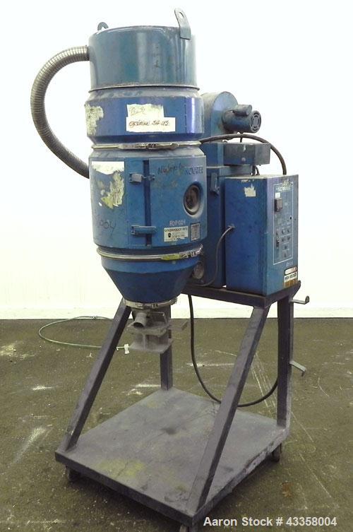 Used Novatec Micro Resin Dryer, Model MD-15. Throughput capacity 15 pounds an hour, 15 cfm. Constant -40 deg. Standard process temperature 275 degrees F. 1/60/460 volt, 2.3 kva, 4.8 amps. Unit includ...