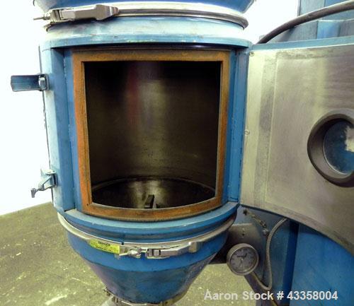 Used Novatec Micro Resin Dryer, Model MD-15. Throughput capacity 15 pounds an hour, 15 cfm. Constant -40 deg. Standard process temperature 275 degrees F. 1/60/460 volt, 2.3 kva, 4.8 amps. Unit includ...