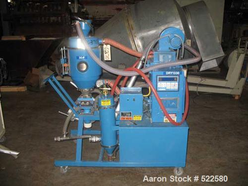 USED: Novatec model MDM-25S portable dryer. 25 cfm, 230/1/60 operation12.7 peak amps, MCD-2002 microprocessor touch pad controls, modelNPH60, 60 lb capacity insulated drying hopper with site glass, m...