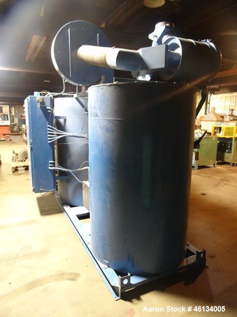 Used Novatec Dual Desiccant Hopper Dryer, Model MPC-1500. Dual desiccant beds, capacity up to 1500 CFM, electrically heated, with dual fines collectors, 10 hp circulation blower, with control panel, ...