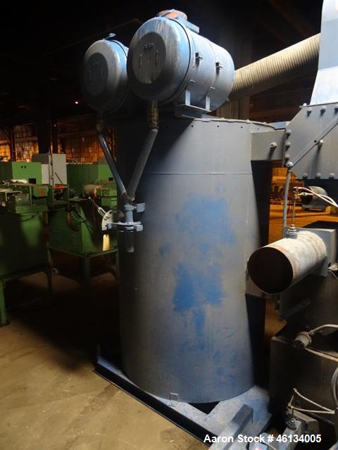 Used Novatec Dual Desiccant Hopper Dryer, Model MPC-1500. Dual desiccant beds, capacity up to 1500 CFM, electrically heated, with dual fines collectors, 10 hp circulation blower, with control panel, ...