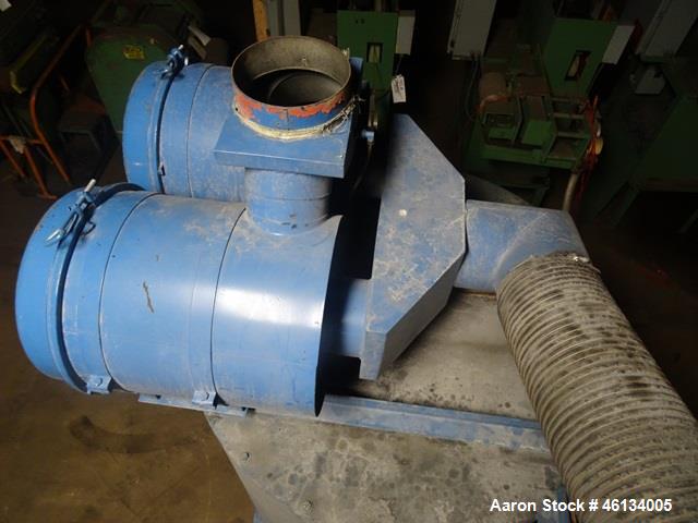 Used Novatec Dual Desiccant Hopper Dryer, Model MPC-1500. Dual desiccant beds, capacity up to 1500 CFM, electrically heated, with dual fines collectors, 10 hp circulation blower, with control panel, ...