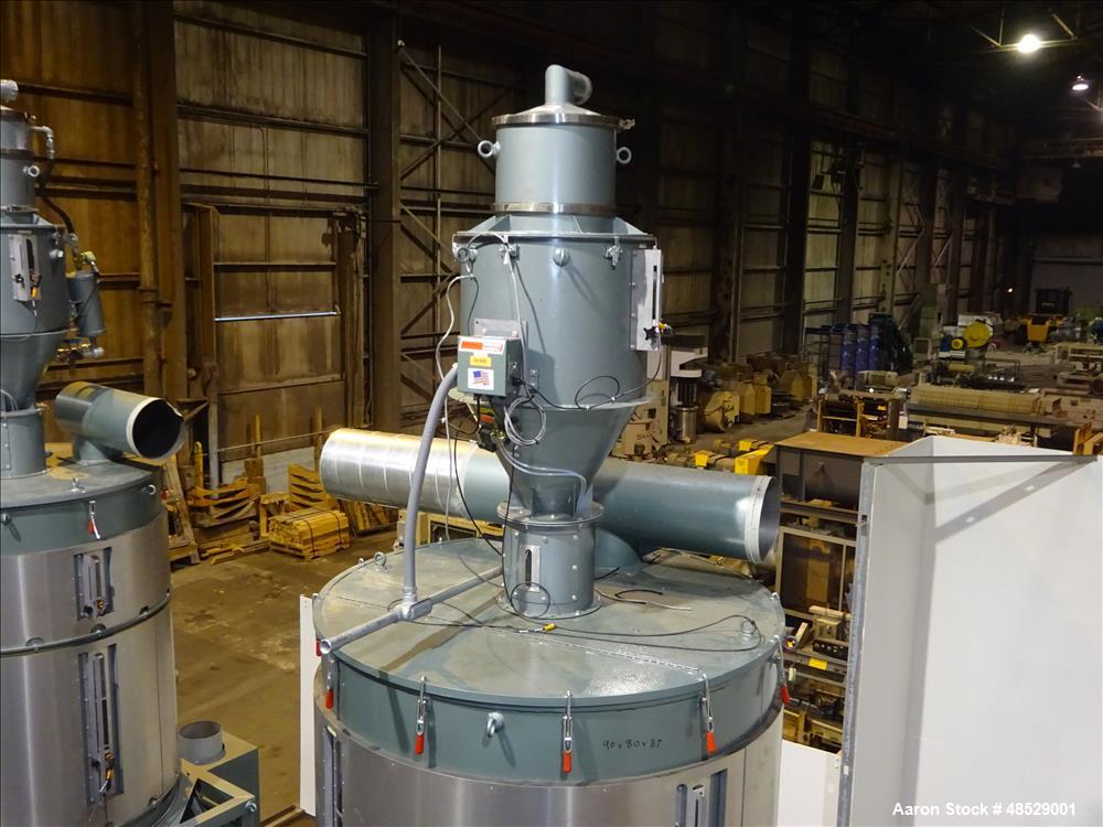 Used Thoreson McCosh Model TD-2000 Dual Hopper Desiccant Hopper Dryer