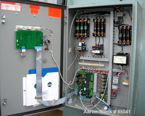 USED: Thoreson McCosh Closed Loop Triple Dessicant Bed Dryer, model TD-360. CFM 360, 3/60/480 volt, 55 amp. Unit includes a Tech 3 automated intelligence control panel. Includes a drying hopper.