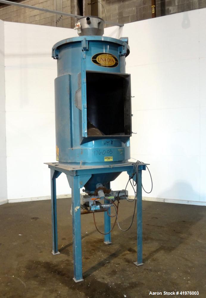 Used Carbon Steel Una-Dyn 1100 Pound Hopper