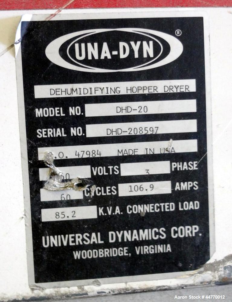 Used Una-Dyn Dehumidifier Dryer, Model DHD-20