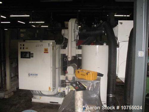 Used-Unadyn Model DHD-25 Dryer and Hopper. SO #204362, 460/3/60 operation, 125.6 maximum field amps, 99.9 kva maximum connec...