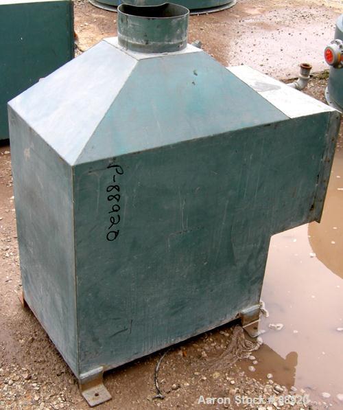 USED: Unadyn dehumidifier dryer, model DHD-60. Dual desiccant beds. 1500 process cfm. 3/60/460 volt. Includes a control panel with touch screen, 5000 pound 2 section drying hopper, an afterheater and...