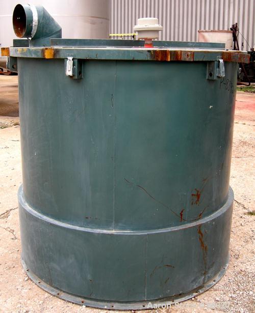 USED: Unadyn dehumidifier dryer, model DHD-60. Dual desiccant beds. 1500 process cfm. 3/60/460 volt. Includes a control panel with touch screen, 5000 pound 2 section drying hopper, an afterheater and...
