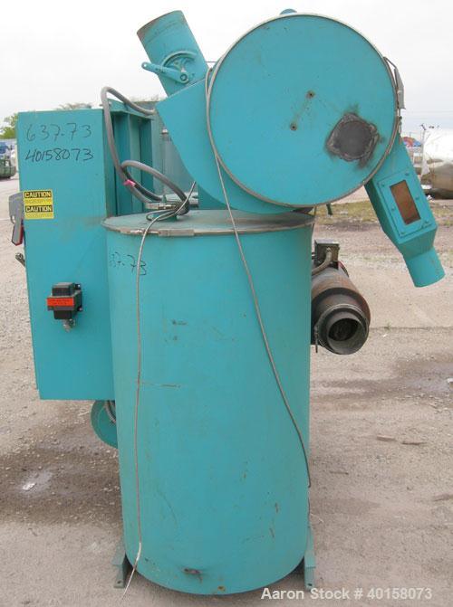 Used Unadyn Dehumidifier Dryer, model DHD-11. Dual desiccant beds, 350 process cfm, 3/60/230 volt, 106 amp, 42 kva. Includes a control panel, approximately 1500 pound drying hopper with stand and a f...