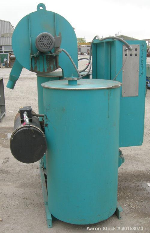 Used Unadyn Dehumidifier Dryer, model DHD-11. Dual desiccant beds, 350 process cfm, 3/60/230 volt, 106 amp, 42 kva. Includes a control panel, approximately 1500 pound drying hopper with stand and a f...