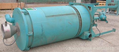 Used Unadyn Dehumidifier Dryer, model DHD-11. Dual desiccant beds, 350 process cfm, 3/60/230 volt, 106 amp, 42 kva. Includes a control panel, approximately 1500 pound drying hopper with stand and a f...
