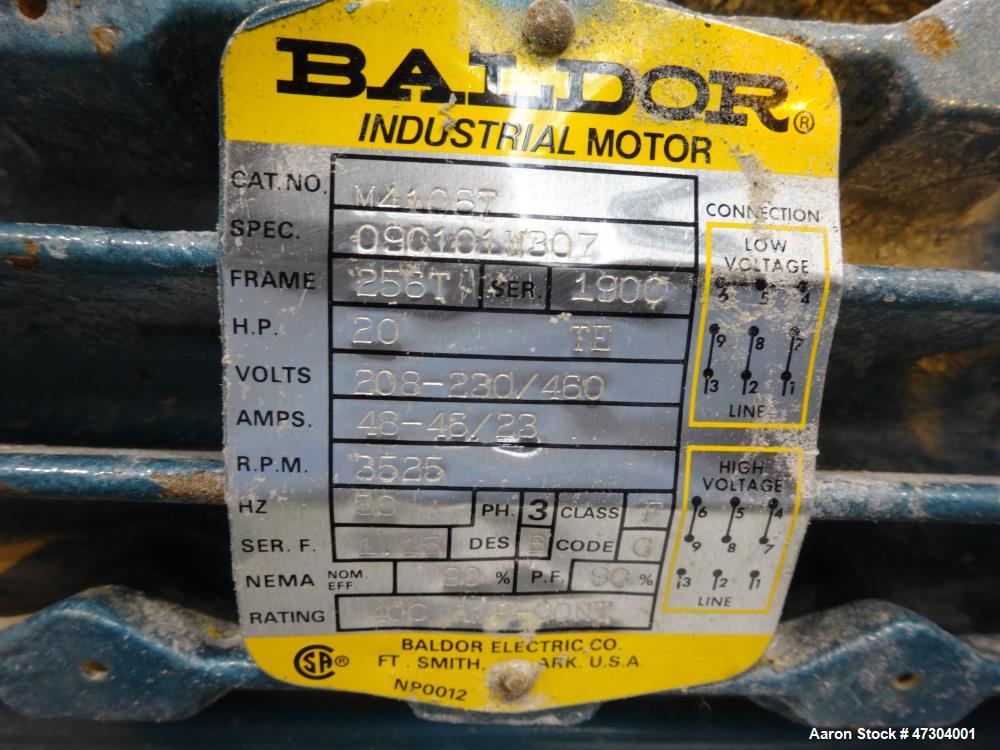 Used Una-Dyn XTLR Series Closed Loop Turbo Crystallizer, Model XTLR-600-1500