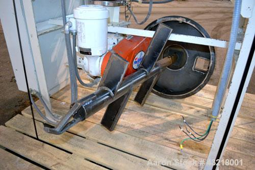 Used Una-Dyn Closed Circuit Crystallizer, Model XTLR-600, Carbon Steel. Approximate through-put 600 pounds per hour. Includes an insulated drying hopper, agitator arm assembly with motor, 5hp blower,...
