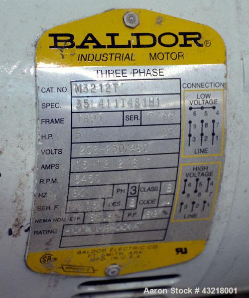 Used Una-Dyn Closed Circuit Crystallizer, Model XTLR-600, Carbon Steel. Approximate through-put 600 pounds per hour. Includes an insulated drying hopper, agitator arm assembly with motor, 5hp blower,...