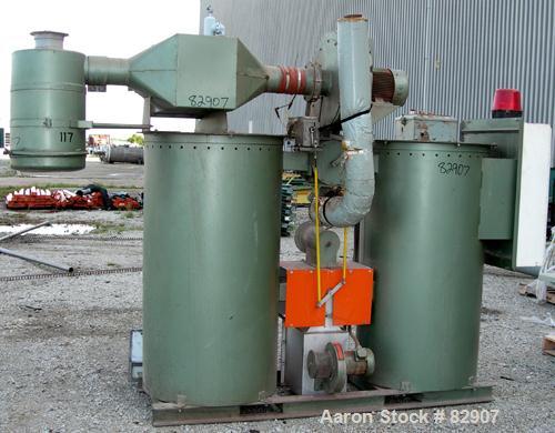 USED: Walton Stout twin bed desiccant dryer, model WSD-600. Rated approximately 600 pounds an hour. 3/60/480 volt, 62 kva, 7...