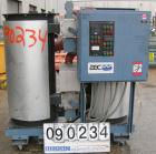 Used AEC High Capacity Dehumidifying Dryer, Model WD-600.  Approximately 600 CFM. 3/60/460 Volt, 77.75 AMP, 61.94 KVA. Includes a control panel and 4 drying hoppers. Frame mounted with casters.