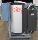 Used AEC High Capacity Dehumidifying Dryer, Model WD-600.  Approximately 600 CFM. 3/60/460 Volt, 77.75 AMP, 61.94 KVA. Includes a control panel and 4 drying hoppers. Frame mounted with casters.