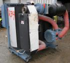 Used AEC High Capacity Dehumidifying Dryer, Model WD-600.  Approximately 600 CFM. 3/60/460 Volt, 77.75 AMP, 61.94 KVA. Includes a control panel and 4 drying hoppers. Frame mounted with casters.