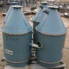 Used AEC High Capacity Dehumidifying Dryer, Model WD-600.  Approximately 600 CFM. 3/60/460 Volt, 77.75 AMP, 61.94 KVA. Includes a control panel and 4 drying hoppers. Frame mounted with casters.