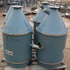 Used AEC High Capacity Dehumidifying Dryer, Model WD-600.  Approximately 600 CFM. 3/60/460 Volt, 77.75 AMP, 61.94 KVA. Includes a control panel and 4 drying hoppers. Frame mounted with casters.