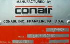Used Conair insulated drying hopper, carbon steel, model 1805390300. 26