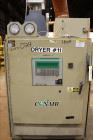 Used Conair Carousel Dehumidifying Dryer, Gas Heated, Model CDG1000, Carbon Steel. Approximate 925 CFM, drying temperature range 160 to 250 degrees F. (5) Desiccant cartridges. Includes CDG1000 Compu...