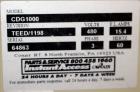 Used Conair Carousel Dehumidifying Dryer, Gas Heated, Model CDG1000, Carbon Steel. Approximate 925 CFM, drying temperature range 160 to 250 degrees F. (5) Desiccant cartridges. Includes CDG1000 Compu...