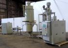 Used Conair CR500 Crystallizing & Drying Line.  Approximately 500 pounds per hour output.  Consisting of:  (1) Conair Crystallizer, model CR500, revision 494/0699, serial #80851, built 2001.  (1) Agi...