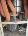 USED: Conair dehumidifying drying system consisting of: (1) Conair model W800 dehumidifying dryer, 100 to 375 deg F. Includes control panel. (1) Conair model CH64 insulated drying hopper, carbon stee...