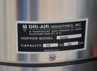 Used- Dri-Air Portable Dryer, Model APD-1, Carbon Steel, Approximate 25 cfm, process rate 7.5 pounds an hour. Includes a sta...