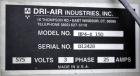 Used Dri-Air Industries Desiccant Dryer, Model HP4-X 150