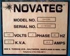 Used Novatec Dessicant Drying System, Carbon Steel. Consisting of (1) Novatec dual tower desiccant bed dryer, model CDM-1000, serial #12-708-0294, 1000 CFM, includes blower, cooling coil, two stage f...