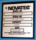 Used Novatec Dessicant Drying System, Carbon Steel. Consisting of (1) Novatec dual tower desiccant bed dryer, model CDM-1000, serial #12-708-0294, 1000 CFM, includes blower, cooling coil, two stage f...