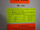 Used Thoreson McCosh Model TD-2000 Dual Hopper Desiccant Hopper Dryer
