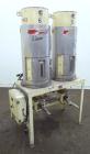 Used Thoreson McCosh Thermal-D Desiccant Dryer, Model TD 60, Carbon steel. Rated 60 CFM, 3/60/460 volt, 12 kw, 15.9 amps. Includes (2) 100# capacity hoppers mounted on a common frame.
