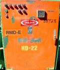 Used Unadyn Dehumidifier Dryer, Model DHD-50. Dual desiccant beds, 1250 process CFM, 3/60/460 Volt. Includes a control panel, 5000 pound 2 section drying hopper and a cyclone.