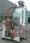 USED: Una-Dyn automatic mini dryer, model UDC100. Dual desiccant beds. Approximately 180 to 250 degrees F. temperature range. 3/60/460 volt, 23.8 amp, 18.9 kva. Includes a 400 pound modular hopper, m...