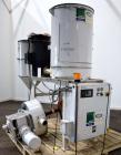 Used Una-Dyn Closed Circuit Crystallizer, Model XTLR-600, Carbon Steel. Approximate through-put 600 pounds per hour. Includes an insulated drying hopper, agitator arm assembly with motor, 5hp blower,...