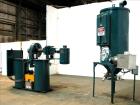 Used Walton Stout Dual Desiccant Dryer, Model WSD255, Carbon Steel. Approximately 255 CFM. Has 3 hp blower, .33 hp blower, filter, cooler, and control panel. 3/50/415 volt. Mounted on carbon steel fr...