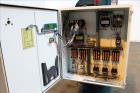 Used Walton Stout Dual Desiccant Dryer, Model WSD255, Carbon Steel. Approximately 255 CFM. Has 3 hp blower, .33 hp blower, filter, cooler, and control panel. 3/50/415 volt. Mounted on carbon steel fr...