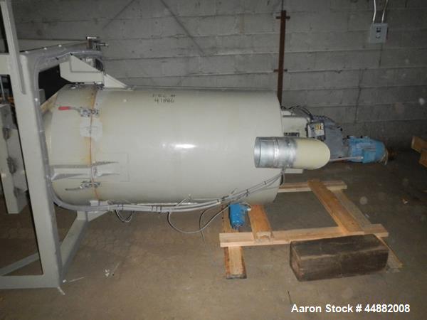 Used Conair Model CR1000 Crystallizer rated at 1000 lbs per hour.  Includes approximately 3500 lb agitated hopper, operator control panel and heater / cooler unit with blower.