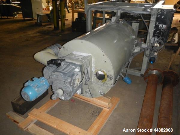 Used Conair Model CR1000 Crystallizer rated at 1000 lbs per hour.  Includes approximately 3500 lb agitated hopper, operator control panel and heater / cooler unit with blower.