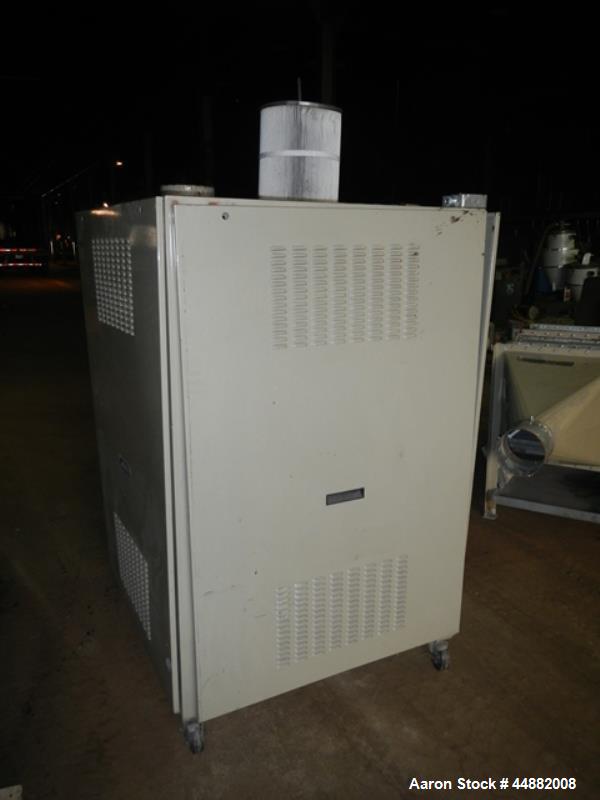 Used Conair Model CR1000 Crystallizer rated at 1000 lbs per hour.  Includes approximately 3500 lb agitated hopper, operator control panel and heater / cooler unit with blower.