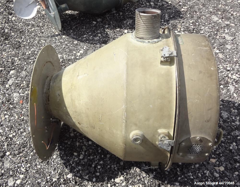 Used Carbon Steel Conair Franklin Drying Hopper, Model D559001