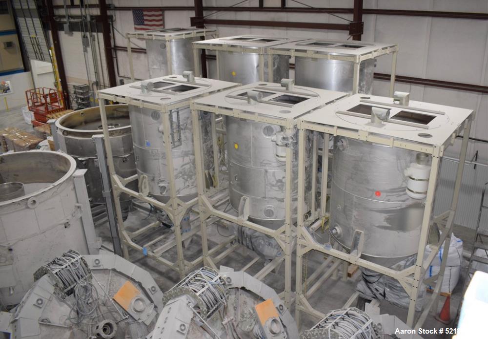 Used SB Plastics Machinery Continuous Infrared + Vacuum Systems Moby SSP Solid State Polycondensation Line, Type MOBY 1-6000.  Completely electric, crystallization is done in the reactor with the inf...