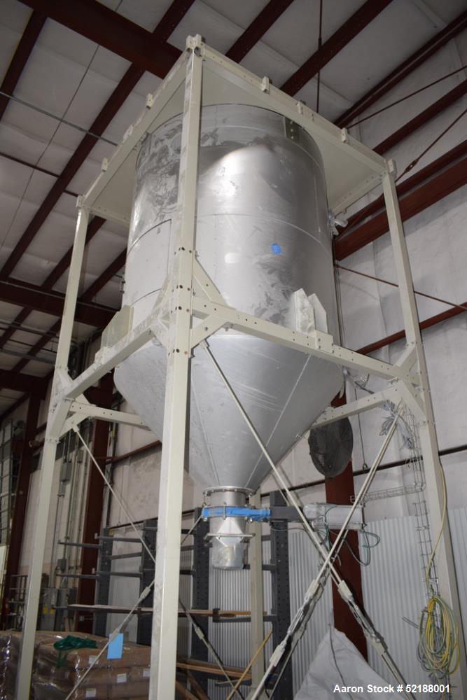 Used SB Plastics Machinery Continuous Infrared + Vacuum Systems Moby SSP Solid State Polycondensation Line, Type MOBY 1-6000.  Completely electric, crystallization is done in the reactor with the inf...