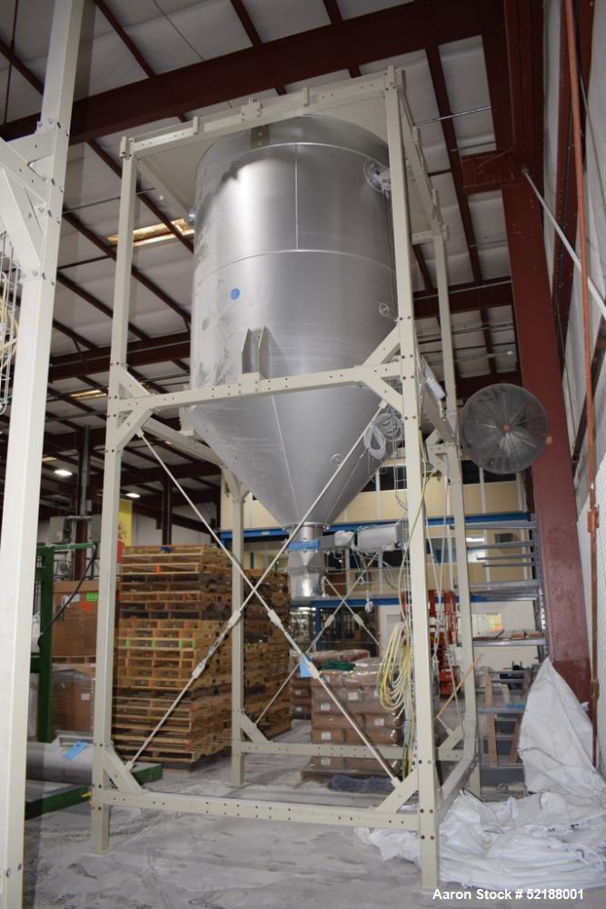 Used SB Plastics Machinery Continuous Infrared + Vacuum Systems Moby SSP Solid State Polycondensation Line, Type MOBY 1-6000.  Completely electric, crystallization is done in the reactor with the inf...