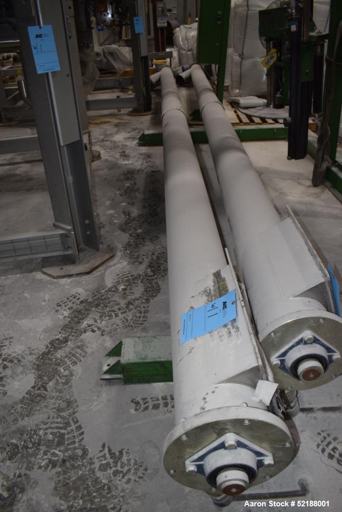Used SB Plastics Machinery Continuous Infrared + Vacuum Systems Moby SSP Solid State Polycondensation Line, Type MOBY 1-6000.  Completely electric, crystallization is done in the reactor with the inf...