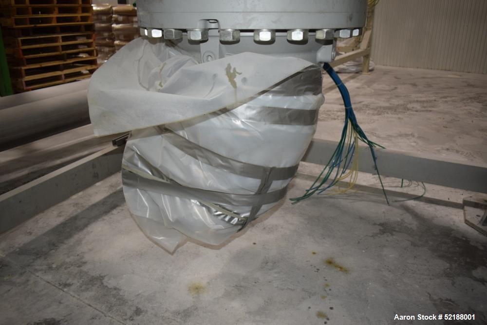 Used SB Plastics Machinery Continuous Infrared + Vacuum Systems Moby SSP Solid State Polycondensation Line, Type MOBY 1-6000.  Completely electric, crystallization is done in the reactor with the inf...